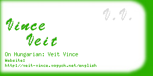 vince veit business card